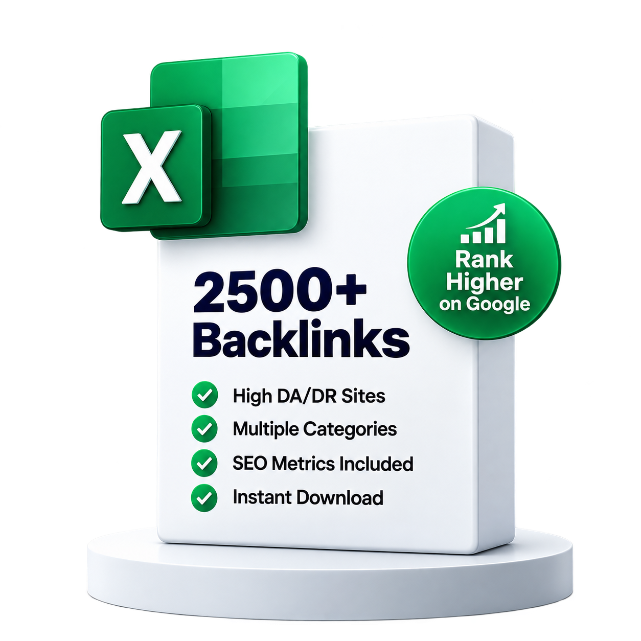 2500+ Backlinks Excel Sheet